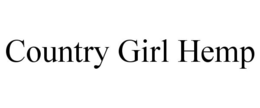 COUNTRY GIRL HEMP trademark