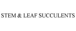 STEM & LEAF SUCCULENTS trademark