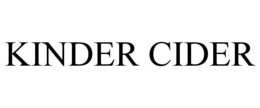 KINDER CIDER trademark