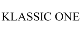 KLASSIC ONE trademark