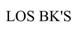 LOS BK'S trademark