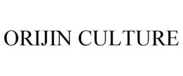 ORIJIN CULTURE trademark