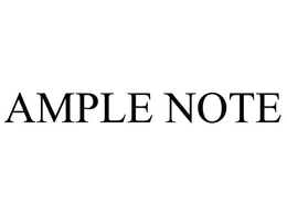 AMPLE NOTE trademark