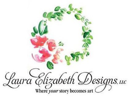 LAURA ELIZABETH DESIGNS, LLC WHERE YOURSTORY BECOMES ART trademark