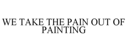 WE TAKE THE PAIN OUT OF PAINTING trademark