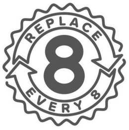 REPLACE 8 EVERY 8 trademark