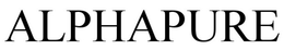 ALPHAPURE trademark