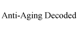 ANTI-AGING DECODED trademark