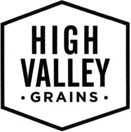 HIGH VALLEY · GRAINS · trademark