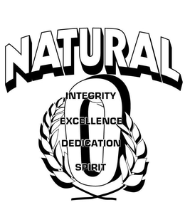 NATURAL O INTEGRITY EXCELLENCE DEDICATION SPIRIT trademark