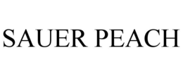 SAUER PEACH trademark