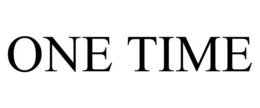 ONE TIME trademark