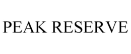 PEAK RESERVE trademark