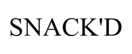 SNACK'D trademark