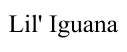 LIL' IGUANA trademark