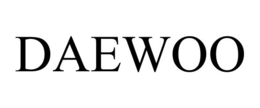 DAEWOO trademark