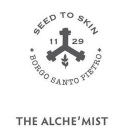 THE ALCHE'MIST SEED TO SKIN + BORGO SANTO PIETRO + 11 29 trademark