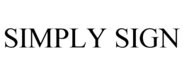 SIMPLY SIGN trademark