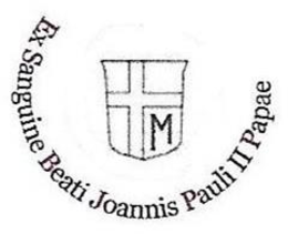 EX SANGUINE BEATI JOANNIS PAULI II PAPAE M trademark