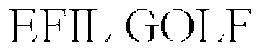 EFIL GOLF trademark