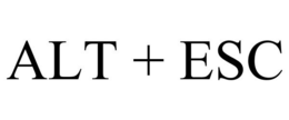 ALT + ESC trademark