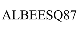 ALBEESQ87 trademark