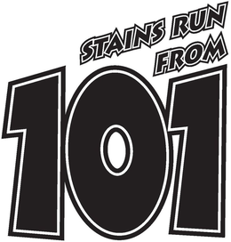 STAINS RUN FROM 101 trademark