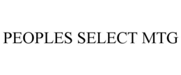 PEOPLES SELECT MTG trademark
