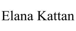 ELANA KATTAN trademark