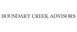 BOUNDARY CREEK ADVISORS trademark