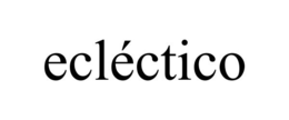 ECLÉCTICO trademark