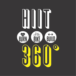 HIIT BURN BIKE BUILD 360° trademark