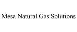 MESA NATURAL GAS SOLUTIONS trademark
