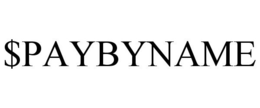 $PAYBYNAME trademark