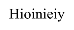 HIOINIEIY trademark