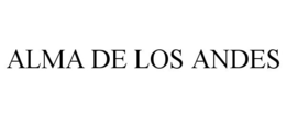ALMA DE LOS ANDES trademark