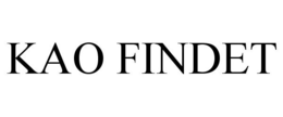 KAO FINDET trademark