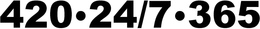 420·24/7·365 trademark