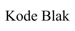 KODE BLAK trademark