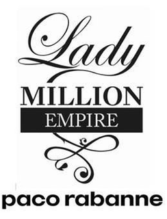 LADY MILLION EMPIRE PACO RABANNE trademark