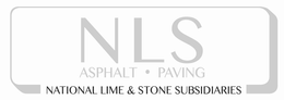NLS ASPHALT · PAVING NATIONAL LIME & STONE SUBSIDIARIES trademark