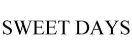 SWEET DAYS trademark