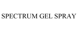 SPECTRUM GEL SPRAY trademark