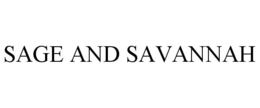 SAGE AND SAVANNAH trademark