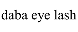 DABA EYE LASH trademark