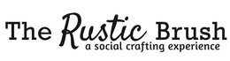 THE RUSTIC BRUSH A SOCIAL CRAFTING EXPERIENCE trademark