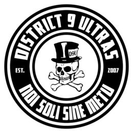 DISTRICT 9 ULTRAS D9U EST. 2007 NOI SOLI SINE METU trademark