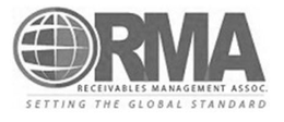 RMA RECEIVABLES MANAGEMENT ASSOC. SETTING THE GLOBAL STANDARD trademark