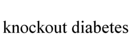 KNOCKOUT DIABETES trademark