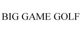 BIG GAME GOLF trademark